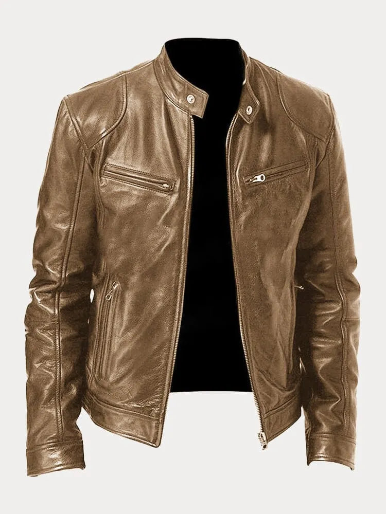 SCOTTSONS | Chaqueta de cuero de temporada