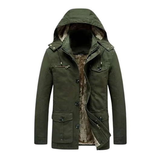 Elegante chaqueta de invierno acolchada Premium