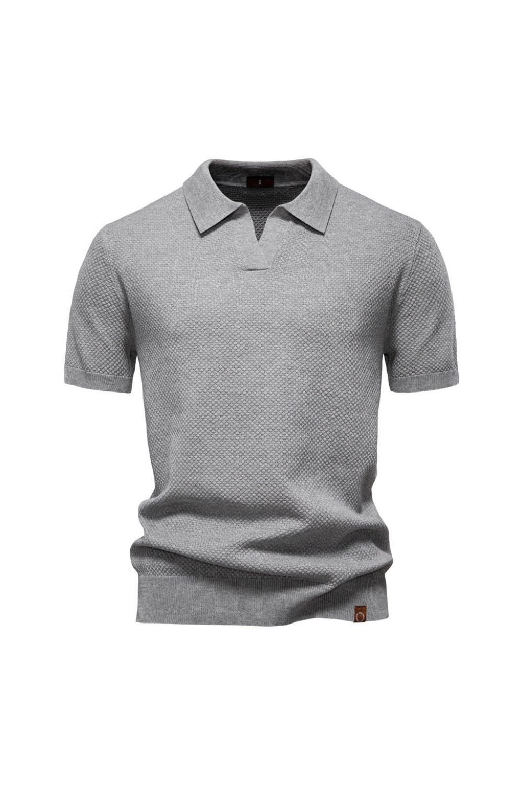 MATEO – Polo de Punto con Cuello Abierto Milano