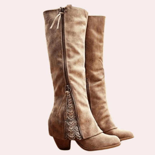 Botas de Cordones de Jinete Clara