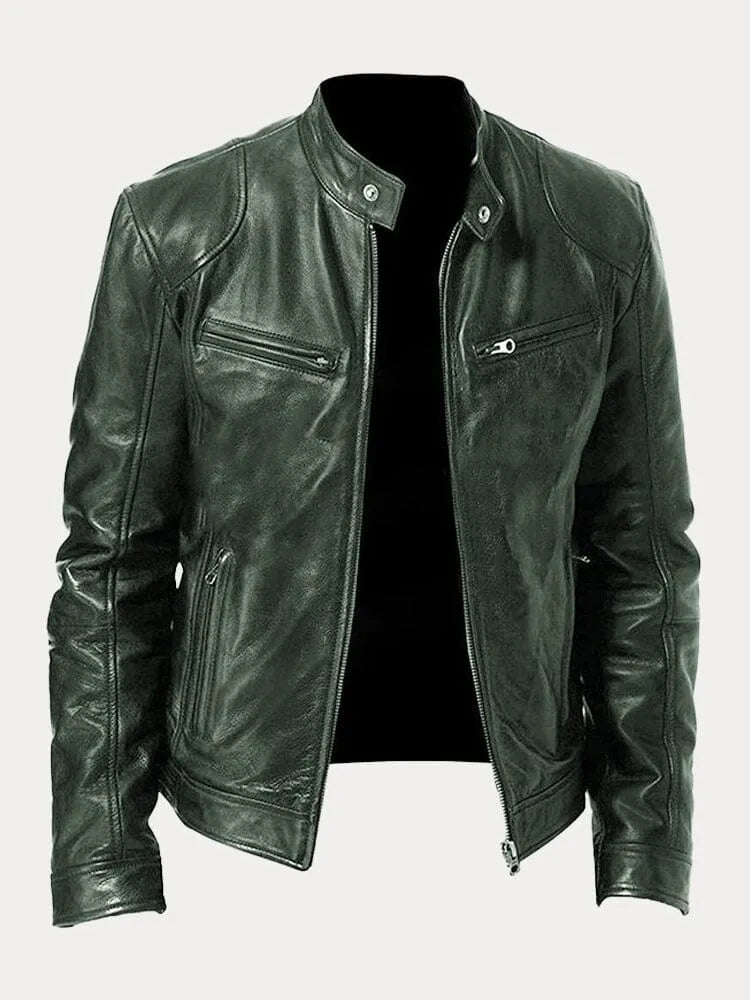SCOTTSONS | Chaqueta de cuero de temporada