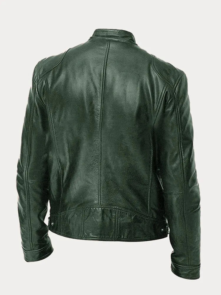 SCOTTSONS | Chaqueta de cuero de temporada