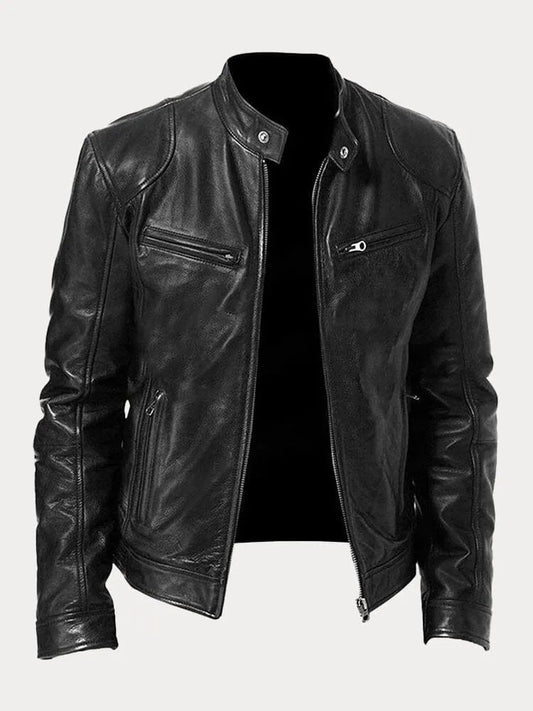 SCOTTSONS | Chaqueta de cuero de temporada