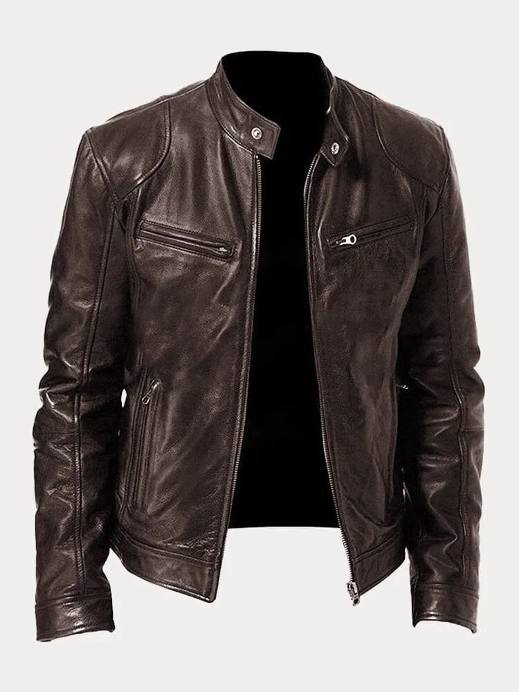 SCOTTSONS | Chaqueta de cuero de temporada
