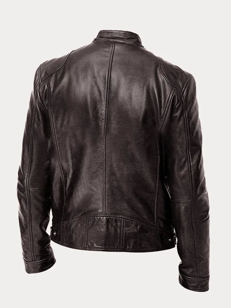 SCOTTSONS | Chaqueta de cuero de temporada