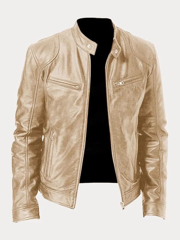 SCOTTSONS | Chaqueta de cuero de temporada