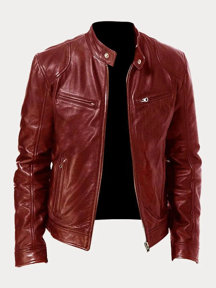 SCOTTSONS | Chaqueta de cuero de temporada