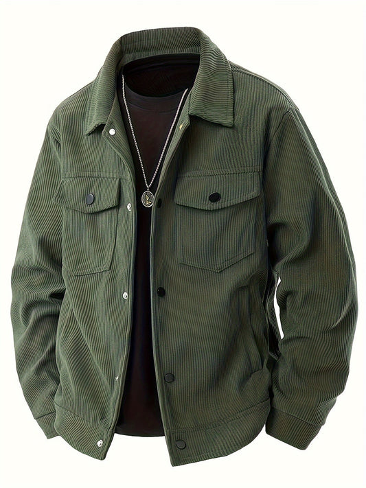 Elegante chaqueta de pana
