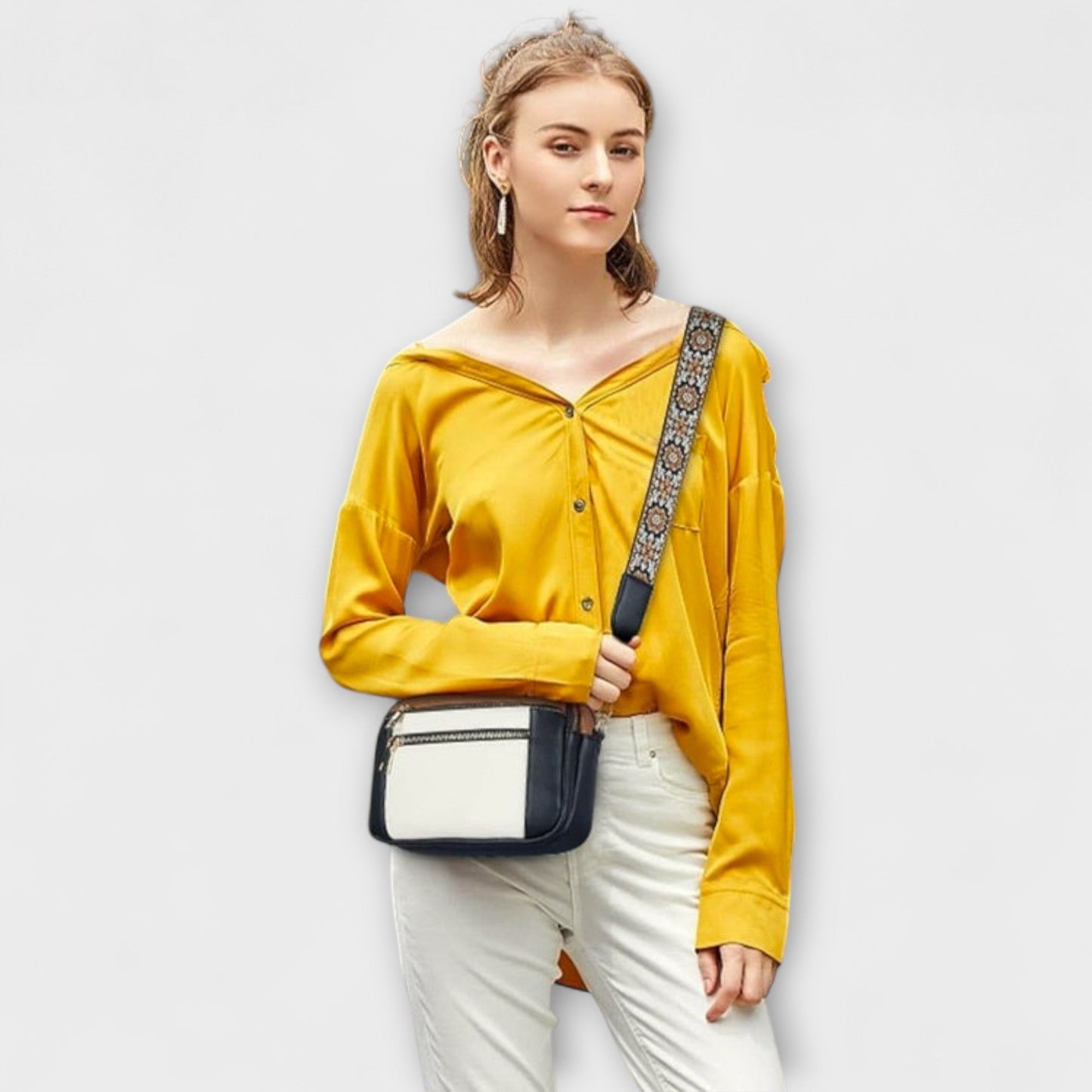 Miró™ -  Elegante bolso bandolera de cuero