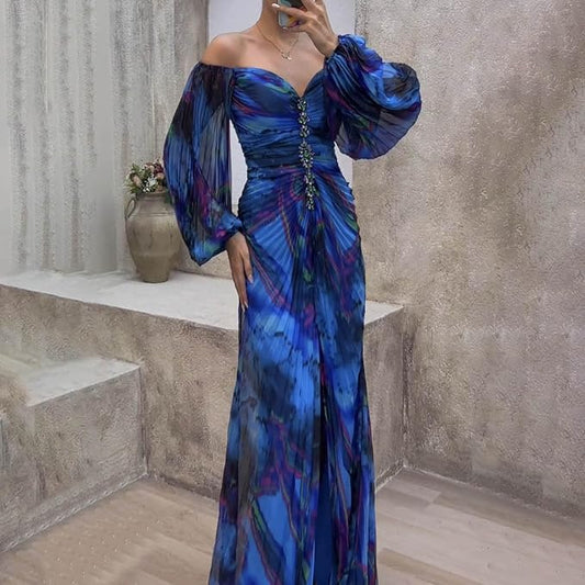 Coralié™ | VESTIDO LARGO CON ESCOTE EN V