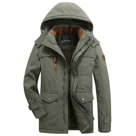 Elegante chaqueta de invierno acolchada